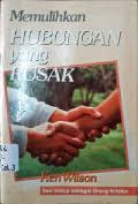 Image of Memulihkan hubungan yang rusak