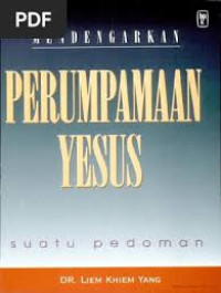 Image of Mendengarkan Perumpamaan Yesus: Satu pedoman