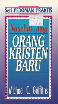Image of Nasehat bagi orang kristen baru