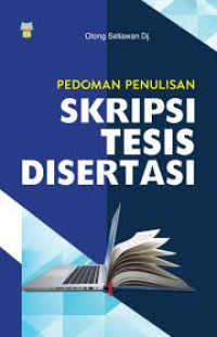 Image of Pedoman Penulisan Skripsi Tesis Disertasi