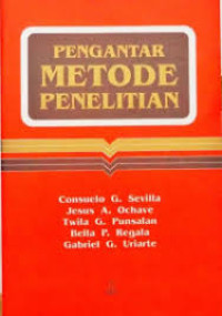 Image of Pengantar Metode penelitian
