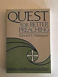 Image of Quest for Better Preaching